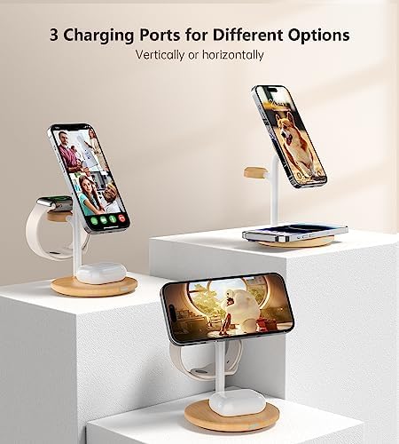 3 in 1 Magnetic Wireless Charging Station for Apple Devices,15W for Magsafe - Image 5
