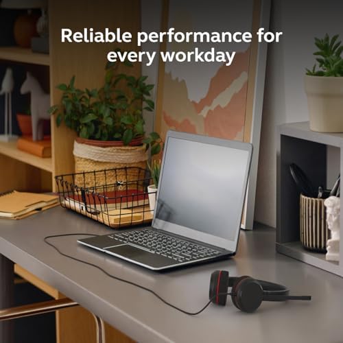 Jabra Evolve 20 (2025 Edition) Wired USB Headset with Microphone, Black - Image 5