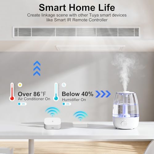 eMylo WiFi Hygrometer Thermometer with 2 IP65 Remote Sensors, 492 ft Range - Image 6