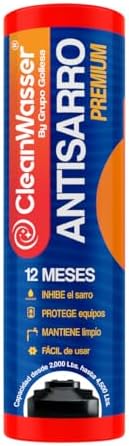 Premium Antitartar, Tartar Inhibitor Cartridge for Tinacos and Cisterns, Non-Toxic, 12 Months Duration, Compatible with 2000L to 4500L Tanks, High Efficiency Formula by Unknown