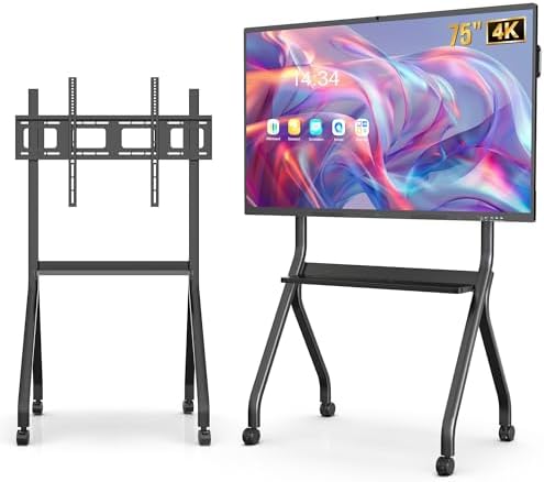 75 Inch Interactive Whiteboard, 4K Smart Board, Touchscreen Built in Ultra High Definition Camera Open App Ecosystem, Presentation Electronic Smart Board for Classroom Home Office (With Stand) by YIXZSWD%7COne-StopCommercialVisualSupplierDigitalKiosksLEDScreensSmartWhiteboardsMenuOutdoorWaterproofDisplays