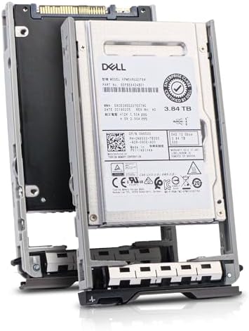 Dell 3.84TB SAS 12Gb/s TLC 2.5in Enterprise PowerEdge Read-Intensive SSD for: R630, R730, R730xd, R830, R930, R620, R720, R720xd, R520, R420 0N85XX G13 (Renewed) by Amazon+Renewed