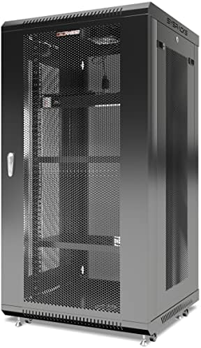 Sysracks 22U Server Rack Cabinet Enclosure | Locking Vented Doors | Network Equipment Rack for Data Centers, IT Rooms, Audio/Video Gear, and Home Offices | for Servers, Routers, Patch Panels - Image 5