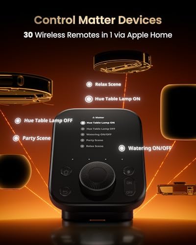SwitchBot Hub 3 (3rd Gen), Smart Home Hub with 2.4" IPS Screen & Knob Control, WiFi Thermometer Hygrometer, IR Remote (Matter/Bluetooth 200m), Alexa/Google/Apple Home Compatible - Image 4