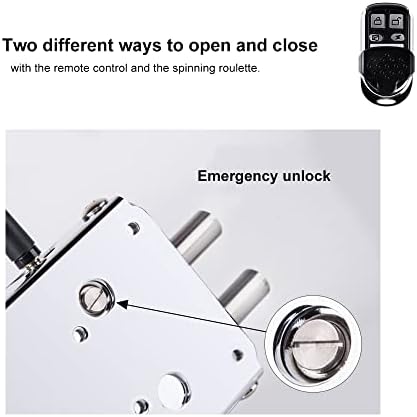 Geevorks Remote Control Electronic Intelligent Door Lock, Smart Wireless,Electronic Deadbolt Anti-Theft Smart Hidden Door Lock,with 4 Remote Control,Keyless Access Control System for Home - Image 6