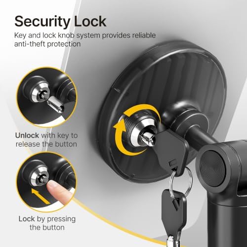 monTEK Anti-Theft Tablet Stand, Frameless Kiosk, Security Lock, 7-15 Inch - Image 3