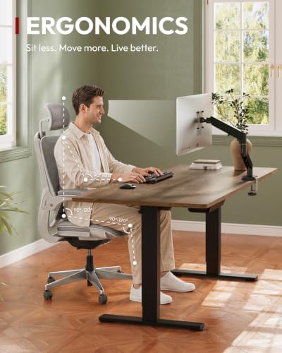 SANODESK 1'' Thick One-Piece 60 x 24'' Height Adjustable Standing Desk - Image 7