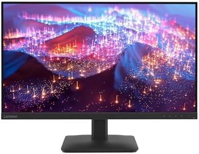 Lenovo L27-4e Monitor - 27" Flat IPS FullHD Display - 100Hz Refresh Rate - 4ms Response Time - HDMI 1.4 - VGA - Tilt Stand - Raven Black by Unknown