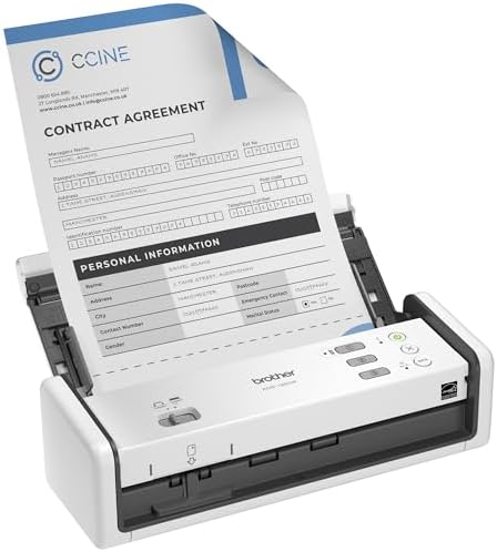 Brother ADS-1350W Wireless Compact Desktop Scanner | Scan Speeds of Up to 30ppm | Single Pass Double-Sided Scanning (Pack of 3) - Image 5