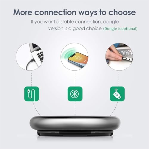 Yealink Bluetooth Speakerphone Conference Microphone Teams Certified CP700 USB Full Duplex Noise Reduction Algorithm Home Office 360° Voice Pickup (Package Without dongle) - Image 4