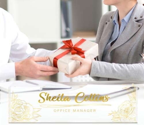 Custom Name Plate for Desk, Employee Appreciation Gifts, Office Decor - Image 6