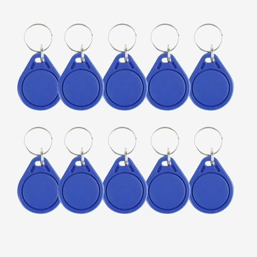 10-Pack RFID Keychain 13.56MHz Access Control Card IC Card Suitable for Access Control System Keychain Card Token Tag - Image 5