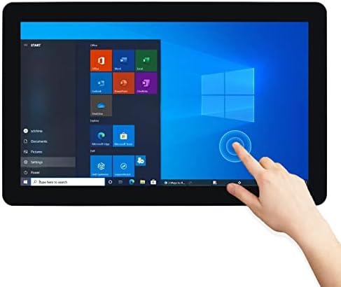 27 inch Touch Screen PC Monitor, Intel i7, 8GB RAM, 256G SSD, 16:9 FHD 1080P, Windows 10, Smart Board for Classroom, Meeting & Home, USB, VGA & HD-MI Monitor by TouchWo