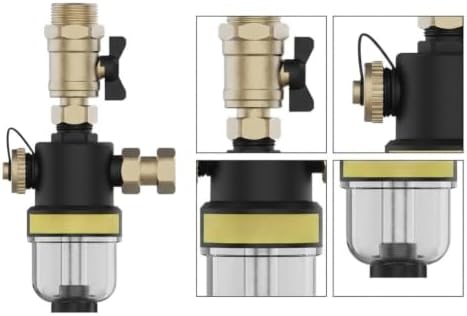 Magnetic Boiler Filter DN20 3/4 Inch Threaded Connection Rust Sludge Separator for HVAC Heating System Protection Brass Body - Image 2