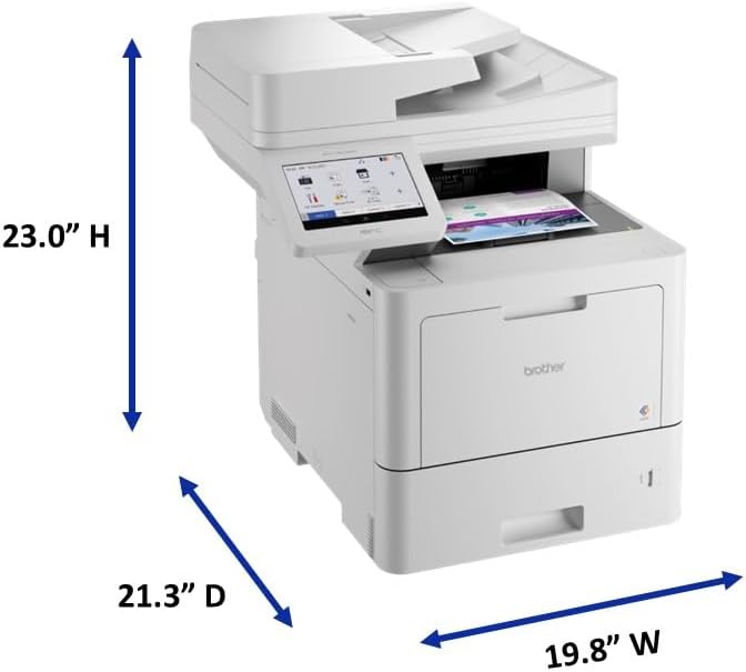 Brother MFC‐L9610CDN Enterprise Color Laser All‐in‐One Printer with Fast Printing, Large Paper Capacity, and Advanced Security Features - Image 2
