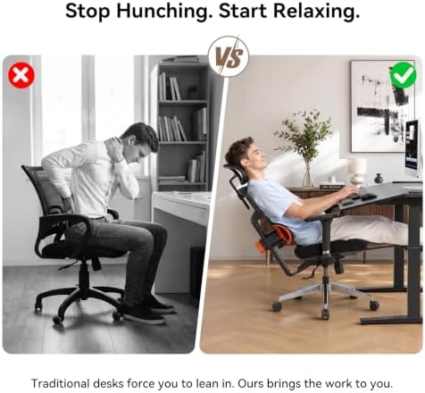 Newtral Smart Motorized Tilt Desk + Ergonomic Office Chair Bundle - Image 3