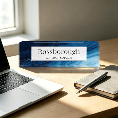 Custom Name Plate for Desk, Desk Name Plate Personalized, Acrylic Desktop Ornament, Stylish Office Decor, Appreciation Present for Boss, Social Worker, Teacher, Nurse, Employee - Image 4