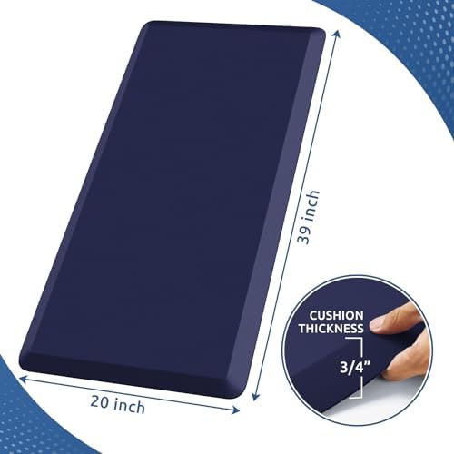 0.8" Thick Kitchen Mat Cushioned Anti Fatigue Rug Comfort Floor Mats - Image 2