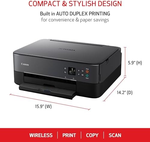 Canon PIXMA TS6420a All-in-One Wireless Inkjet Printer [Print, Copy, Scan], Works with Alexa - Image 2
