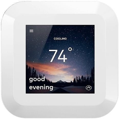 ADC-T40K-HD-W Smart Thermostat HD with Color Touchscreen Display, Z-Wave Compatible, White by Unknown