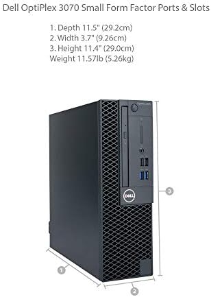 Dell OptiPlex 3070 SFF Small Form Factor Desktop - 9th Gen Intel Core i7-9700 8-Core CPU up to 4.70GHz, 32GB DDR4 Memory, 1TB SSD, Intel UHD Graphics 630, DVD Burner, Windows 11 Pro (Renewed) - Image 7