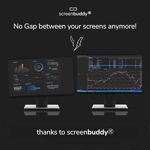 Set of 2, Magnetic Connection for Your Screens, Suitable for All Computer Monitors - Innovative Computer and Gaming Equipment - Image 2