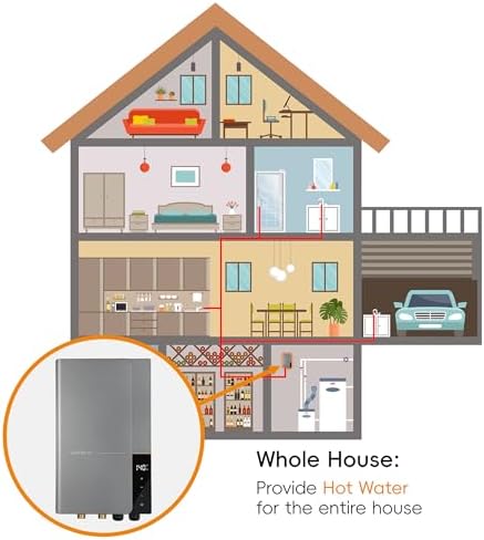 27kW Electric Tankless Water Heater 240V ETL Certified WiFi - Image 5