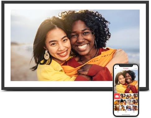 Frameo 15.6" Digital Picture Frame WiFi, Large Display Digital Photo Frame by Flyruit