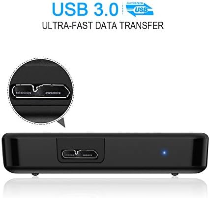 HWAYO 500GB Portable External Hard Drive Ultra Slim 2.5'' USB 3.0 HDD - Image 3