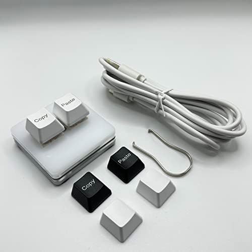BTXETUEL Copy and Paste 2-Key Keyboard SAYO OSU Keypad Hotswap One Handed Mechanical Gaming Keyboard Cherry Switch RGB Backlit Mini USB Keypad for macros or Rhythm Games - Image 5