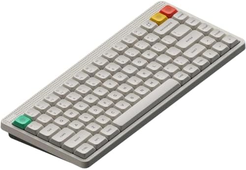 nuphy Node75 Tri-Mode Wireless Mechanical Gaming Keyboard - White by NuPhy