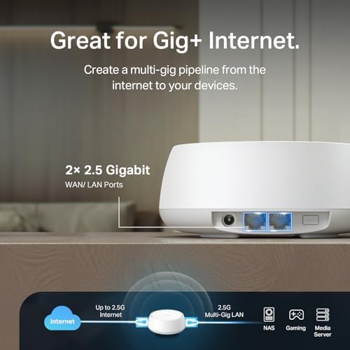 TP-Link Deco 7 BE23 Dual-Band BE3600 WiFi 7 Mesh Wi-Fi Router - Image 5