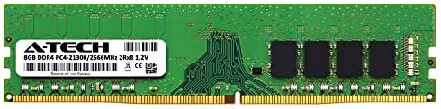 A-Tech 8GB DDR4 2666MHz DIMM PC4-21300 UDIMM Non-ECC 2Rx8 1.2V CL19 288-Pin Desktop Computer RAM Memory Upgrade Module - Image 2