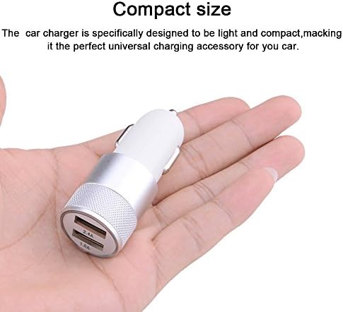 Car Charger,Sicodo 3.4A 2 Pack USB Smart Port Charger - Image 4
