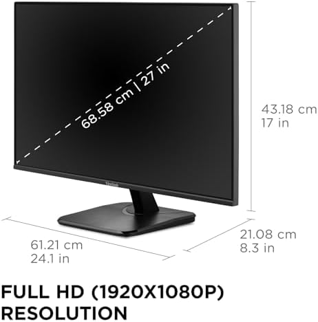 ViewSonic VA2756A-MHD 27 Inch Full HD Computer Monitor, IPS 120Hz Display - Image 5