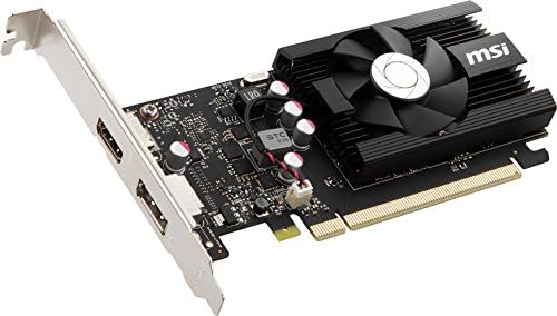 msi Gaming GeForce GT 1030 4GB DDR4 64-bit HDCP Support DirectX 12 DP/HDMI Single Fan OC Graphics Card (GT 1030 4GD4 LP OC) - Image 4