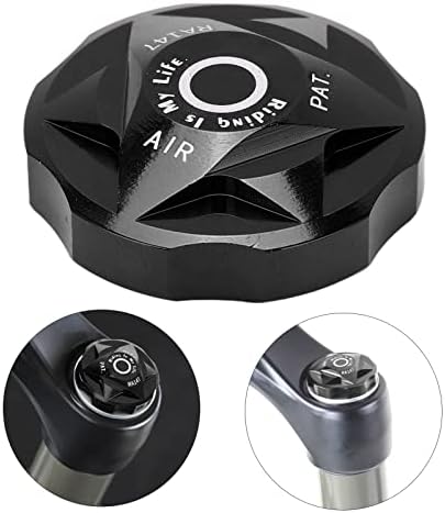 Buachois Bike Front Fork Cover, Suspension Cap, Front Fork Air Chamber Cover with 3 Washer, Shock Absorption Air Gas Shoulder Cover Valve Protector Parts for Mountain Bike Road Bike MTB Protection - Image 6