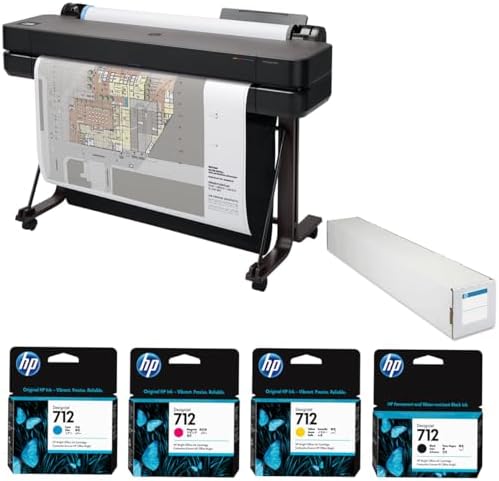HP DesignJet T630 36" LF Thermal Inkjet, 2025, with Color 38ml Black by Unknown