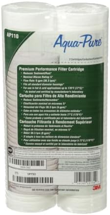 3M Aqua-Pure AP100 Series Whole House Water Filter Cartridge AP110, 2-Pack by Aqua-Pure