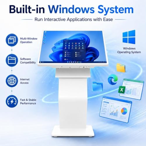 32 inch Touch Screen Kiosk, Windows11 System(8+128g) - Image 3