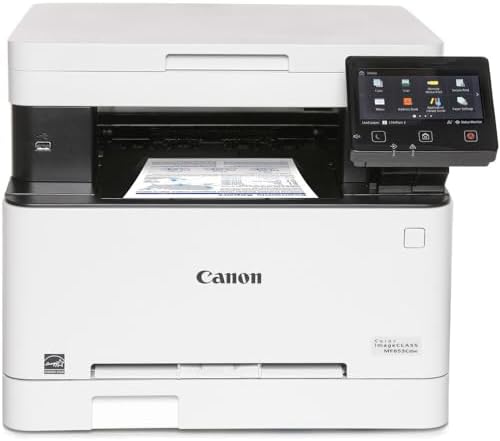 Canon Color imageCLASS MF653Cdw Laser Printer (White) (Renewed) by Amazon+Renewed