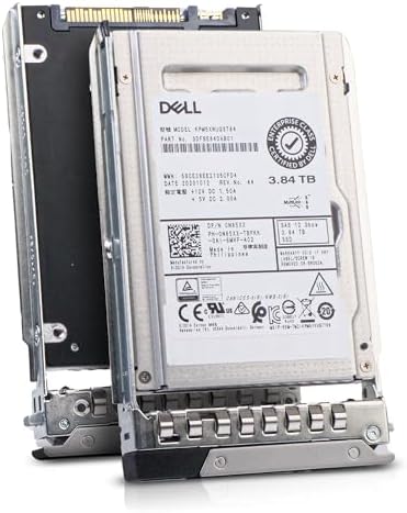 Dell 3.84TB SAS 12Gb/s TLC 2.5in Enterprise PowerEdge Read-Intensive SSD for: R660, R760, R860, R960, R6615, R6625, R7615, R7625, R360, R560 0N85XX G16 (Renewed) by Amazon+Renewed