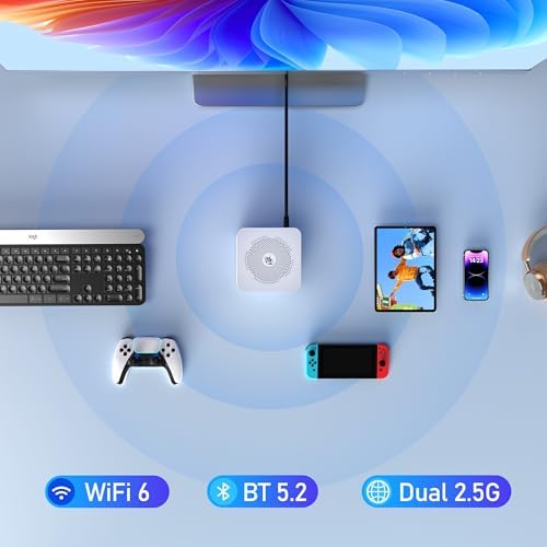 Beelink ME Mini N150 NAS Mini PC, 12GB LPDDR5, 2TB SSD + 64GB eMMC, 6X M.2 Slots (24TB Max), Dual 2.5G LAN, Wi-Fi 6/BT5.2, Compact Home/Office Network Storage Solution - Image 4