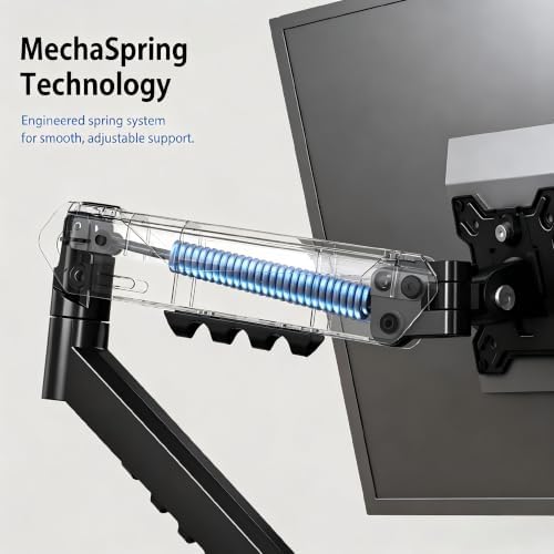 Single Monitor Arm Desk Mount, Mechanical Spring, 17-32 Inch, VESA - Image 2