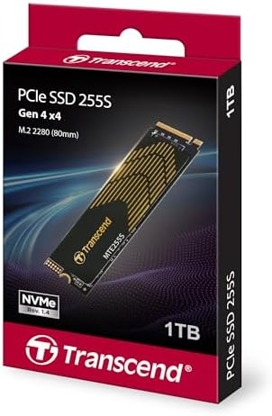 Transcend 1TB MTE255S PCIe 4.0 M.2 2280 SSD, 7400MB/s, with Heatsink - Image 2