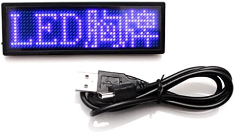 LED Name Tag for Business Rechargeable LED Card Screen for Hotel Party Supermarket School and Restaurant 4 Colors Name Message Tag - Image 3