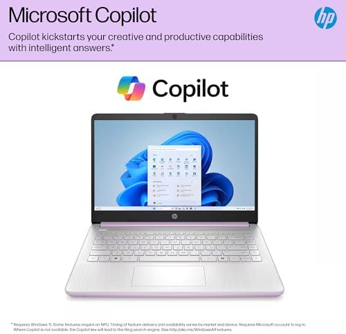 HP Ultrabook 14 Laptop Computer Business Study & Home 2025, Lifetime MS Office + Windows 11 Pro, Quad-Core Intel CPU, 8GB RAM & 628GB Storage (128GB UFS+500GB Ext), Wi-Fi 6, HubxcelAccessory, Lavender - Image 5