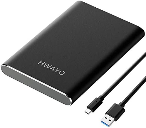 HWAYO 160GB Portable External Hard Drive USB3.1 Type C Ultra Slim 2.5'' HDD by HWAYO
