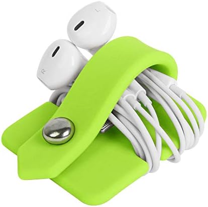 Cord Organizer Earbuds Holder Earphone Wrap Winder Green - Image 5