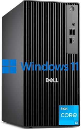 Dell QCT1250 Business Desktop, New OptiPlex Version - Intel Performance Quad-Cpre CPU, Ultra-Quiet Design, Ethernet, Dual Monitor Support, KB & Mouse, Windows 11 (64GB RAM | 1TB SSD) by Dell